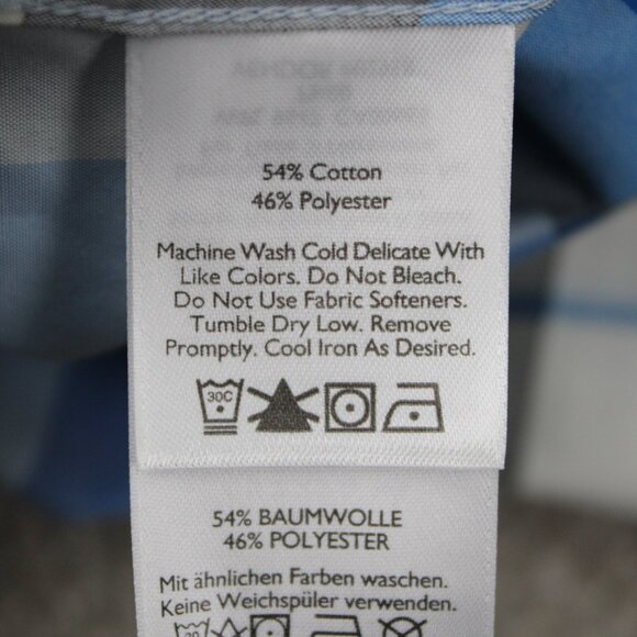 Eddie Bauer On the Go Shirt NWT Mens 2XL XXL Blue Travex FreeDry Classic Fit L/S - Picture 10 of 16